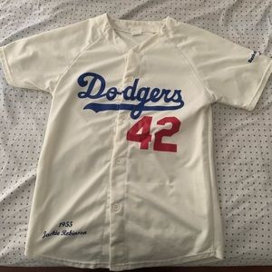 1955 Jackie Robinson 42 Dodgers Jersey